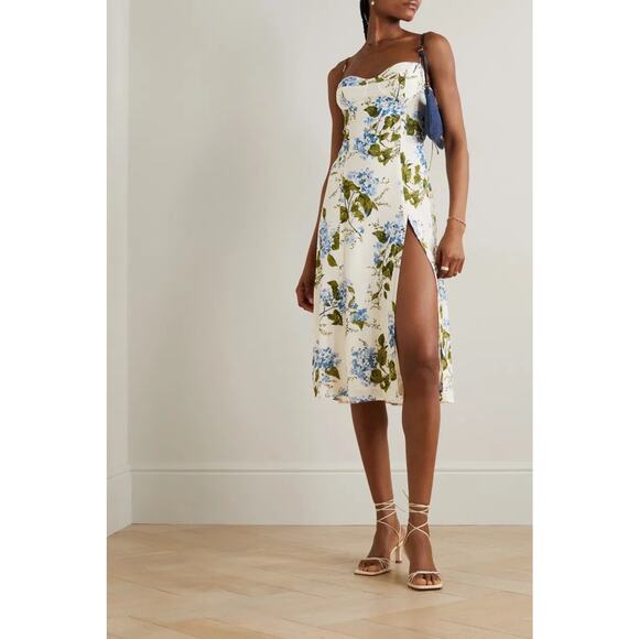 Reformation Juliette Dress Riviera size 6 NWT - Picture 1 of 13